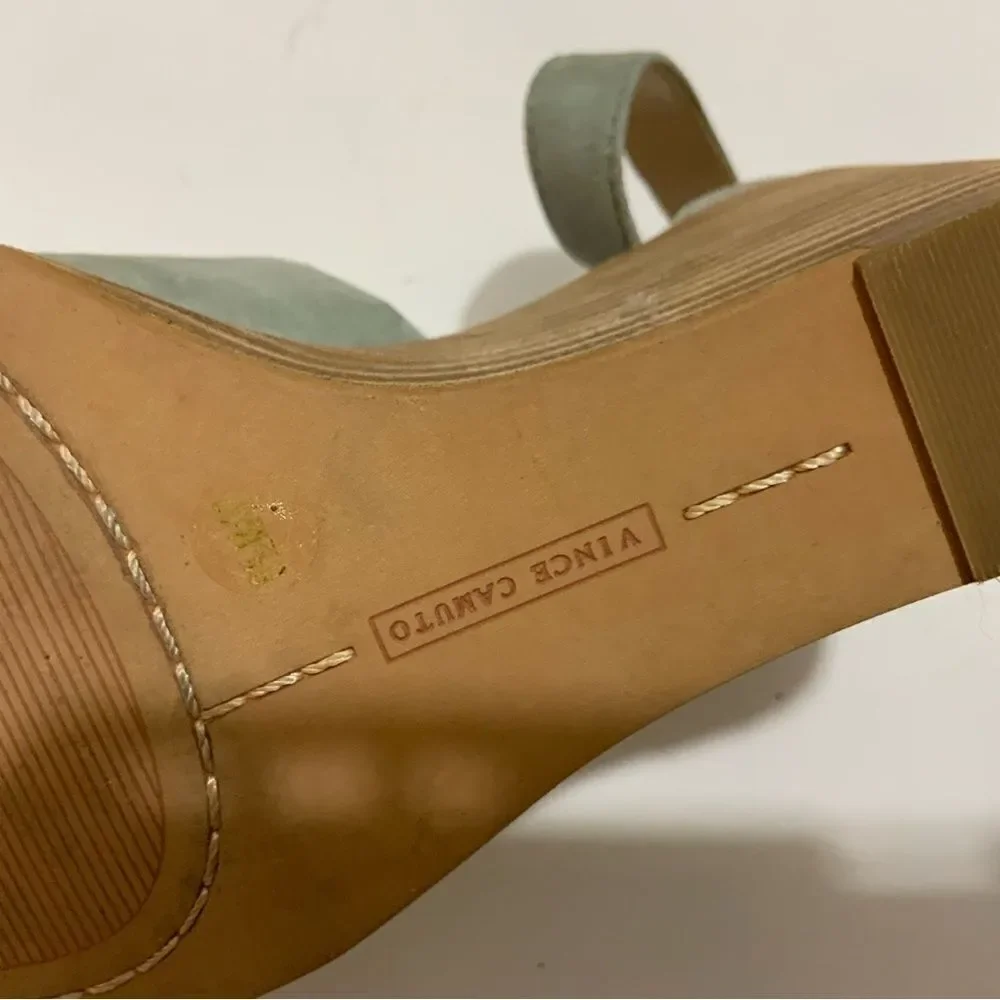 VINCE CAMUTO DEEDRIANA SUEDE WEDGE SANDAL US 6.5 M/37